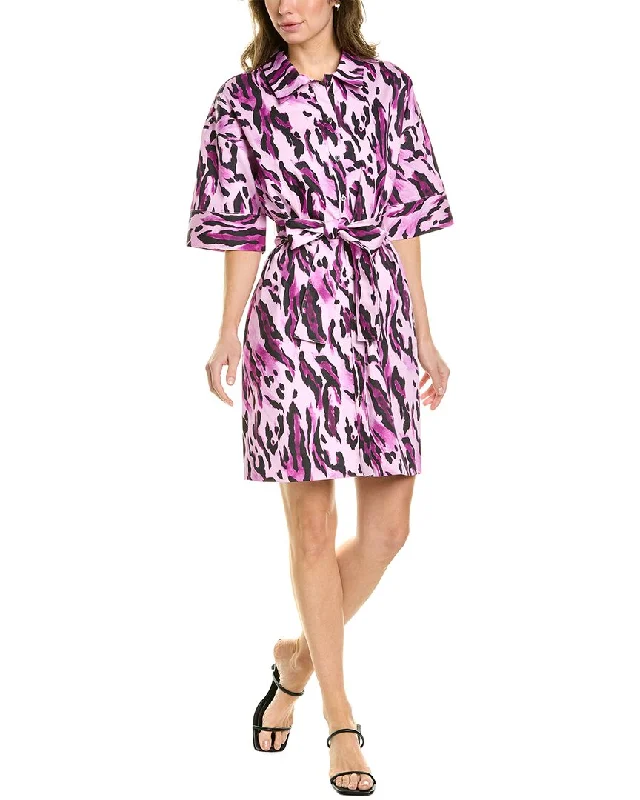 Overstock Natori Tie Belt Shirtdress