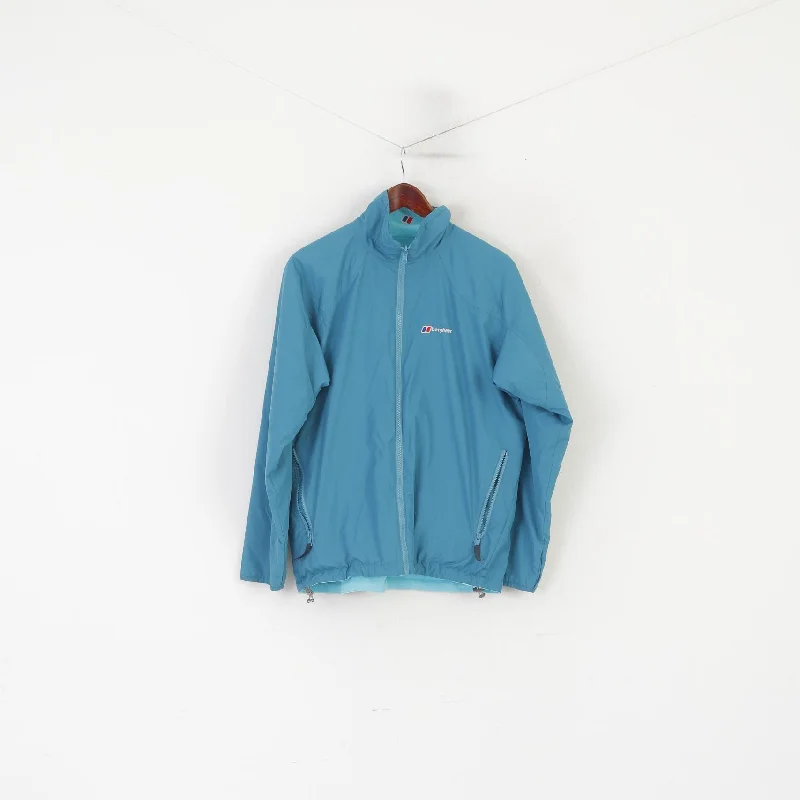 Special Discount Berghaus Women 16 L Jacket Turquoise Double Sided Outdoor Full Zipper Top