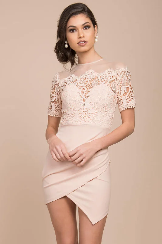 Final Clearance Gweneth Bodycon Dress Nude
