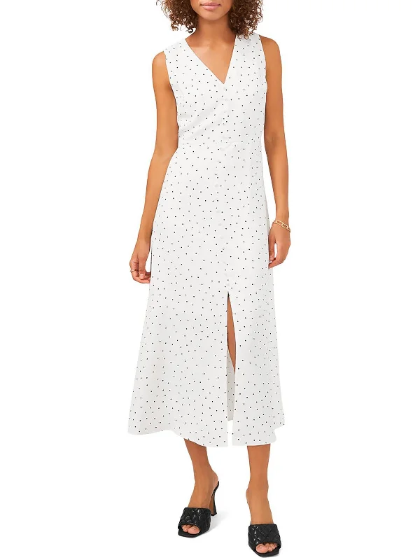 Warehouse Sale Womens Button Front Long Maxi Dress