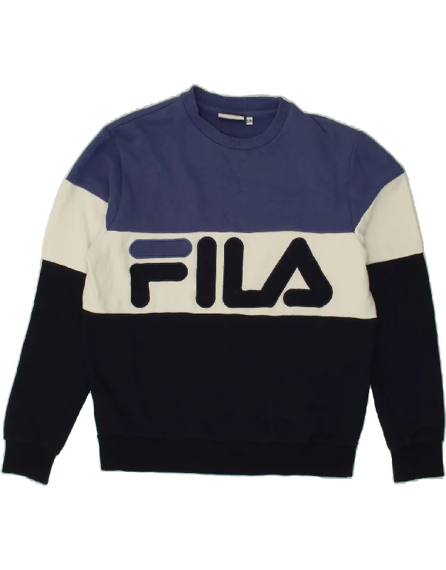 Midnight Sale FILA Womens Oversized Graphic Sweatshirt Jumper UK 10 Small Multicoloured Midnight Sale FILA Womens Oversized Graphic Sweatshirt Jumper UK 10 Small Multicoloured