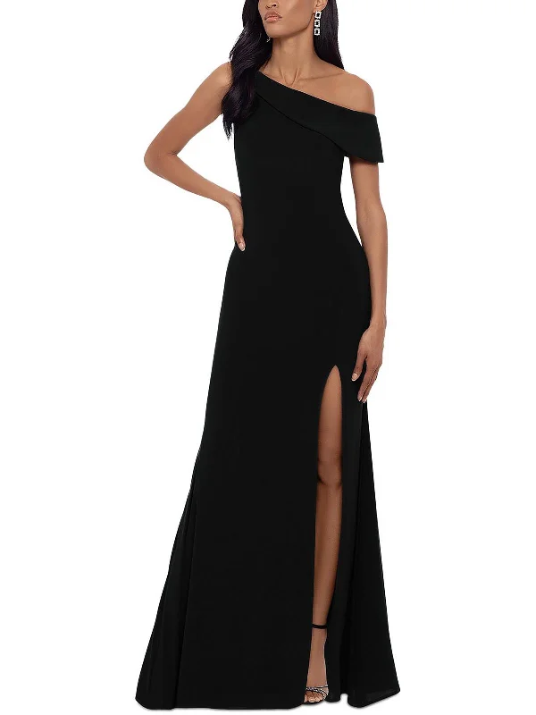 Inventory Reduction Womens One Shoulder Formal Evening Dress