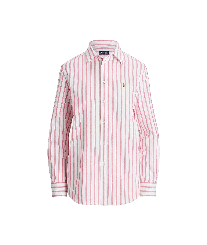 Crazy Savings Relaxed Fit Striped Cotton Oxford Shirt - Multi